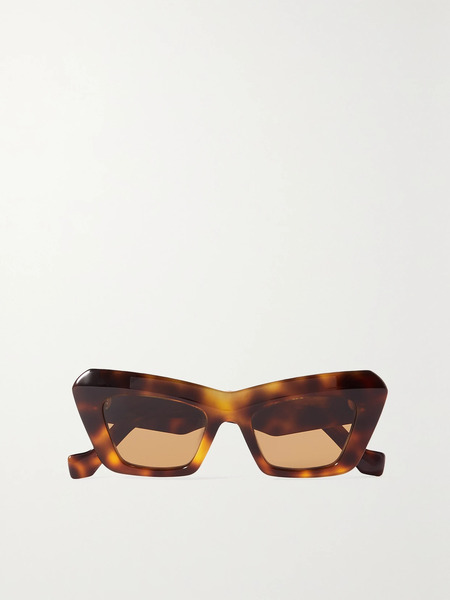  Loewe   Cat Eye Tortoiseshell Acetate Sunglasses   One Size 