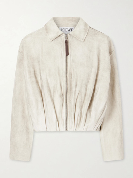  Loewe   Cotton Twill Bomber Jacket   Gray 