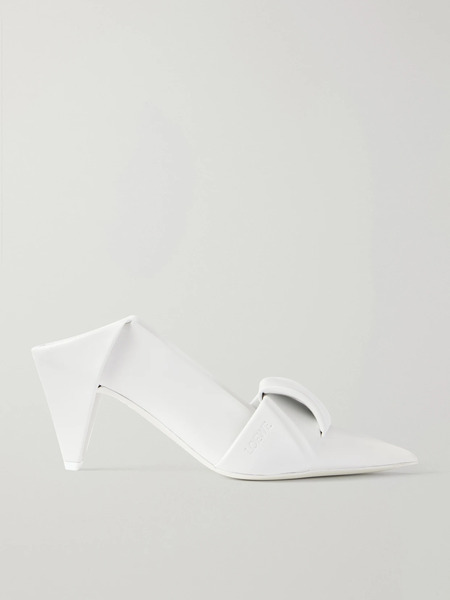  Loewe   Origami Leather Pumps   White 