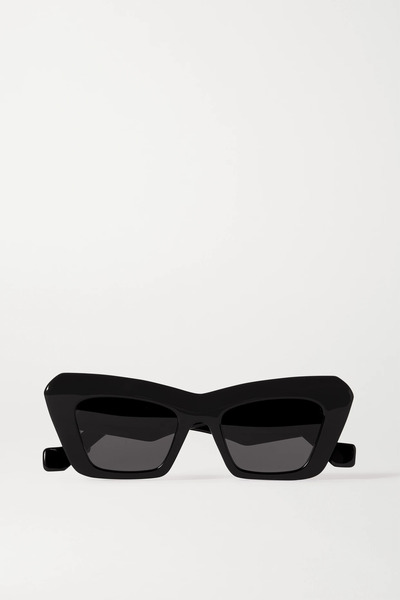  Loewe   Oversized Cat Eye Acetate Sunglasses   Black 