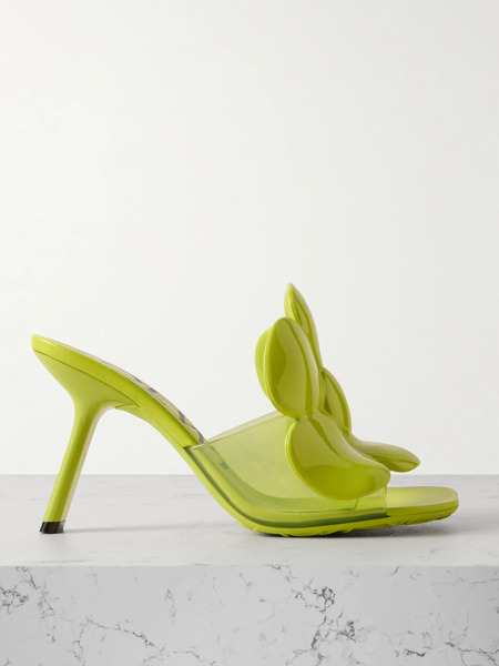  Loewe   + Paula's Ibiza Appliquéd Pvc Sandals   Green 