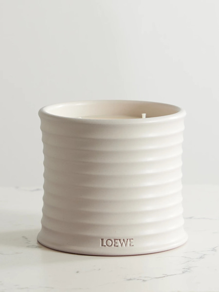 Loewe Perfumes   Oregano Medium Scented Candle, 610g   White 