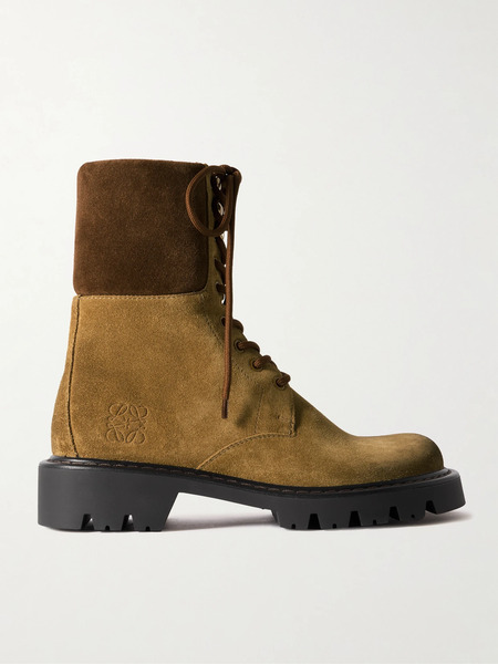 Loewe   Sierra Suede Ankle Boots   Tan 