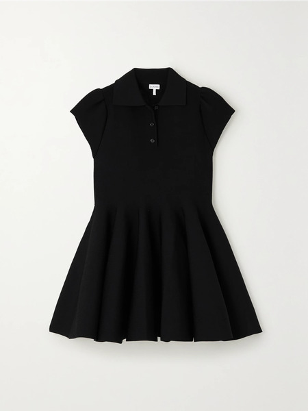  Loewe   Stretch Knit Mini Dress   Black 