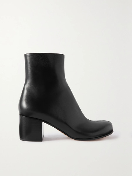  Loewe   Terra Leather Ankle Boots   Black 