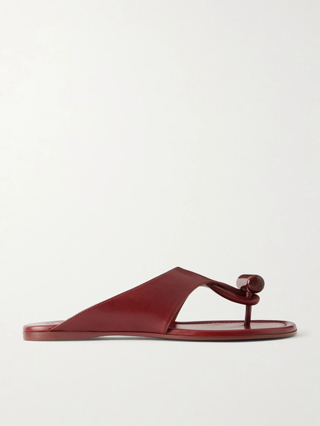  Loewe   Toggle Leather Slides   Brick 