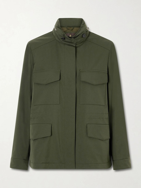  Loro Piana   Traveller Mini Windmate® Shell Jacket   Army Green 