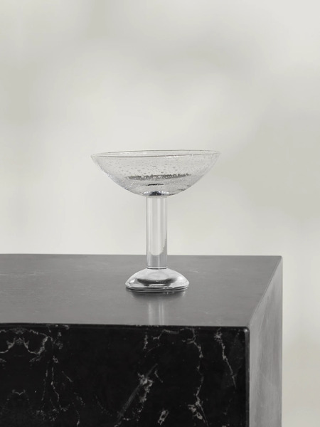  Louise Roe   Bubble Glass Champagne Coupe   Clear 