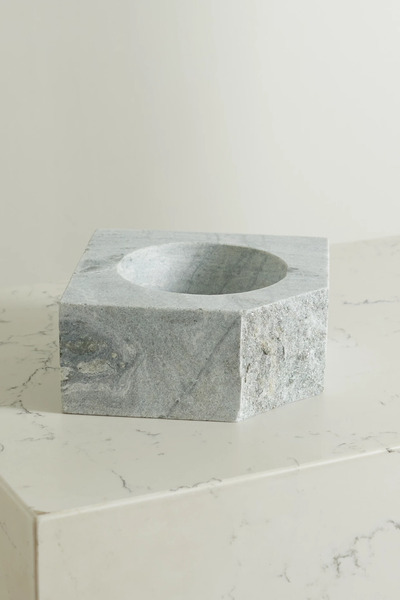  Louise Roe   Gallery Object Stone Candle Holder   Green 