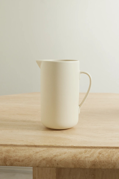  Louise Roe   15 Pisu Ceramic Pitcher   White 