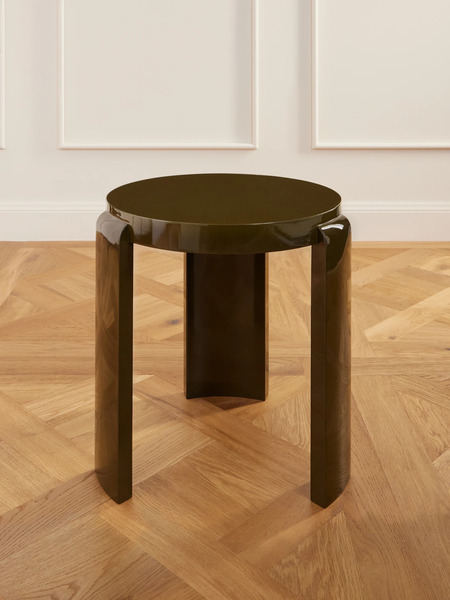  Louise Roe   Spina Beechwood Stool   Green 