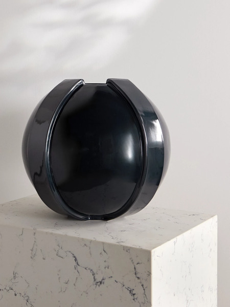  Louise Roe   Vinci 02 Ceramic Vase   Black 
