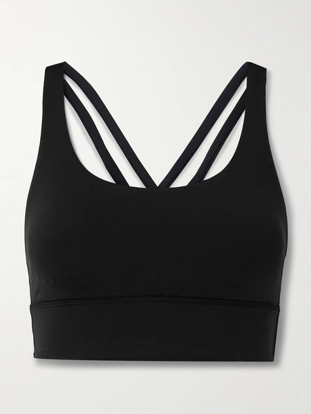  Lululemon   Energy Longline Bra Medium Support, B D   Black 