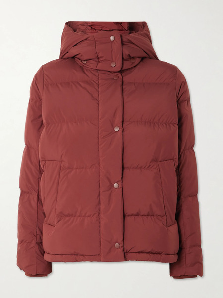  Lululemon   Wunder Puff Hooded Quilted Glyde™ Down Jacket   Burgundy 