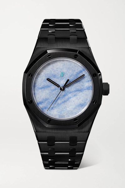  Mad   Audemars Piguet Royal Oak Limited Edition Automatic 37mm Dlc Coated Stainless Steel Watch   Blue 