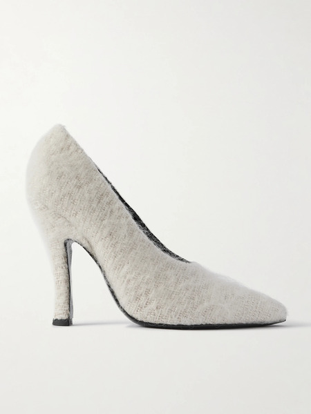  Magda Butrym   Brushed Knit Pumps   Cream 