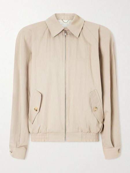  Magda Butrym   Embroidered Cotton Blend Jacket   Beige 