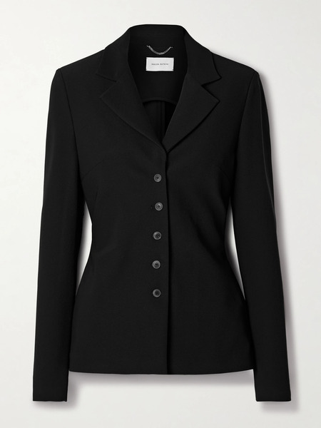  Magda Butrym   Twill Blazer   Black 