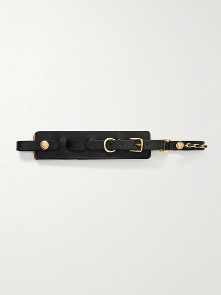  Maison Mayle   Corsaire Leather Belt   Black 