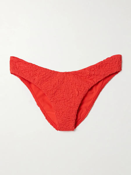  Mara Hoffman   Cece Recycled Popcorn Bikini Briefs   Red 