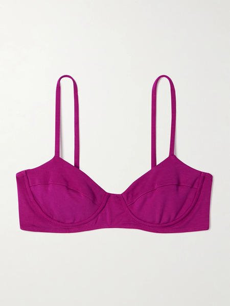  Mara Hoffman   Lua Underwired Bikini Top   Pink 