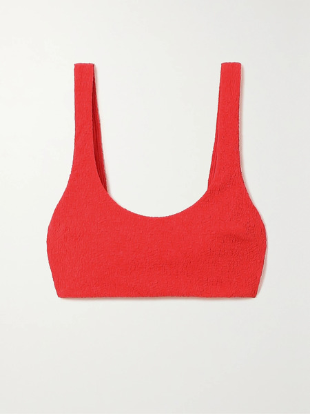  Mara Hoffman   + Net Sustain Lira Textured Recycled Bikini Top   M 