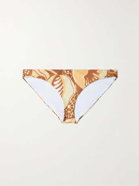  Mara Hoffman   Zoa Printed Recycled Bikini Briefs   Yellow 