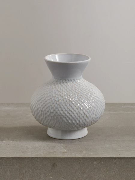 Marloe Marloe   + Net Sustain Sloane Glazed Ceramic Vase   Lilac 