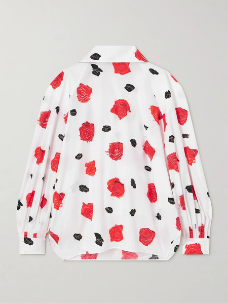  Marni   Oversized Poplin Blouse   White 