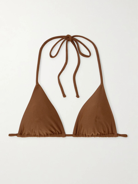  Matteau   The String Triangle Bikini Top   Brown 