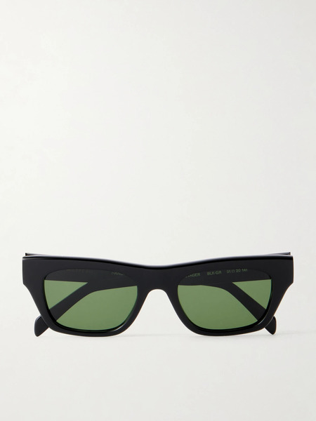  Matteau   Voyager Square Frame Acetate Sunglasses   Black 