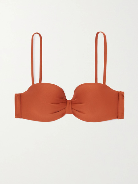  Max Mara   Asia Halterneck Bikini Top   Brown 