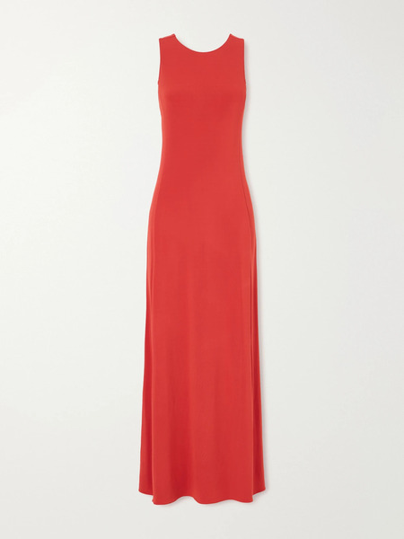  Max Mara   Jersey Maxi Dress   Red 
