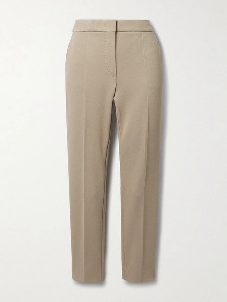  Max Mara   Pegno Cady Slim Leg Pants   Sand 
