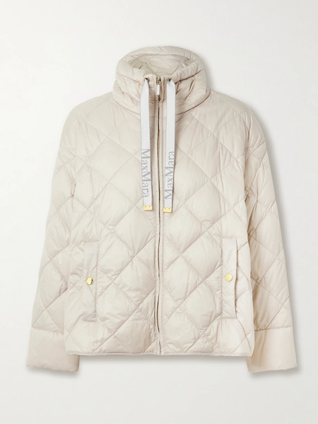  Max Mara   The Cube Quilted Shell Down Jacket   Sand 
