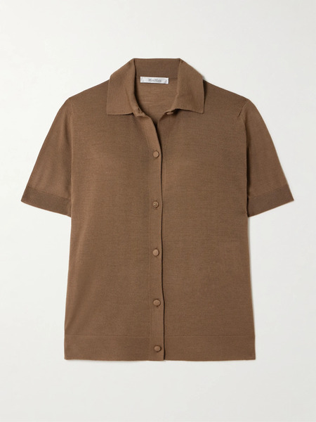  Max Mara   Wool Shirt   Brown 