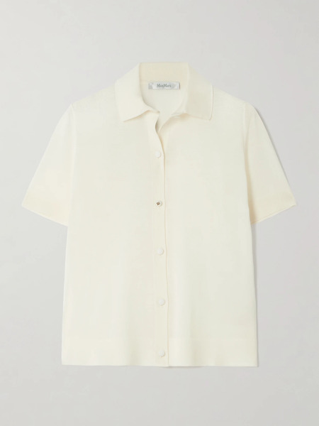  Max Mara   Wool Shirt   White 