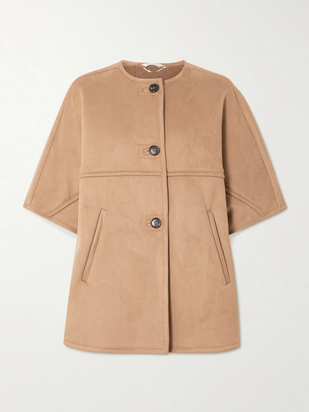  Max Mara   Zaza Brushed Cape   Camel 
