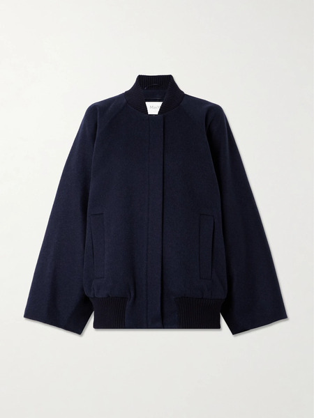  Max Mara   Zenone Oversized Cashmere Coat   Navy 