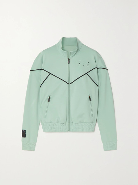  Mcq Alexander Mcqueen   Piped Jersey Track Jacket   Mint 