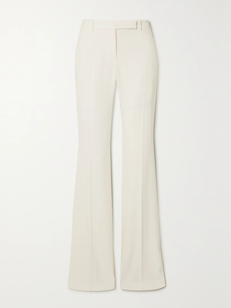 Mcqueen   Crepe Bootcut Pants   Ivory 