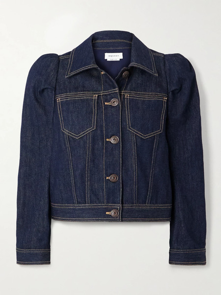  Mcqueen   Denim Jacket   Blue 