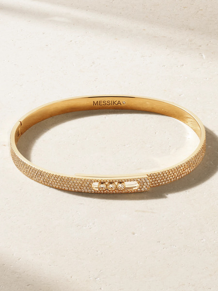  Messika   Move Noa 18 Karat Gold Diamond Bangle   16 