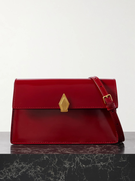  Métier   Parallel 22 Leather Shoulder Bag   Red 