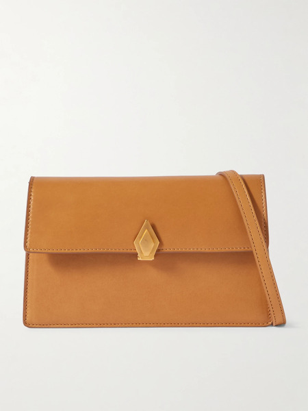  Métier   Parallel 22 Small Leather Shoulder Bag   Camel 