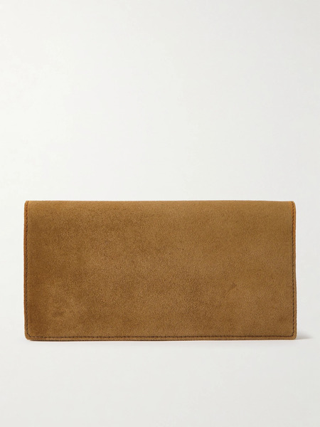  Métier   Suede Jewelry Pouch   Tan 