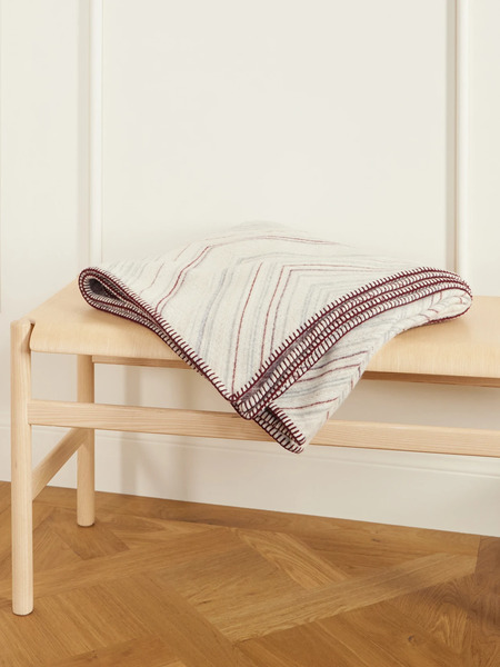  Missoni Home   Striped Wool And Cashmere Blend Throw   Multi 