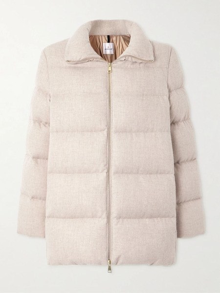  Moncler   Bonaguil Padded Wool And Cashmere Blend Down Jacket   Beige 