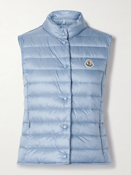  Moncler   Liane Quilted Shell Down Vest   Blue 