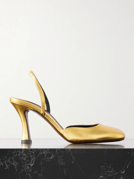  Neous   Baten Metallic Leather Slingback Pumps   Gold 